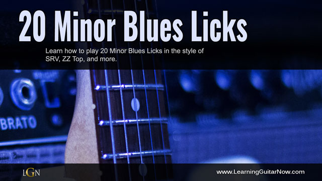 Twenty Minor Blues Licks