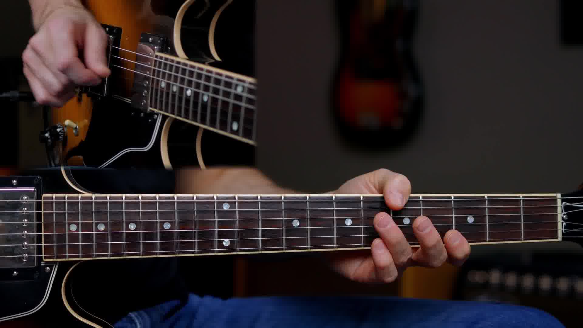 Slow Blues Solo in B Lesson - Learning Guitar Now